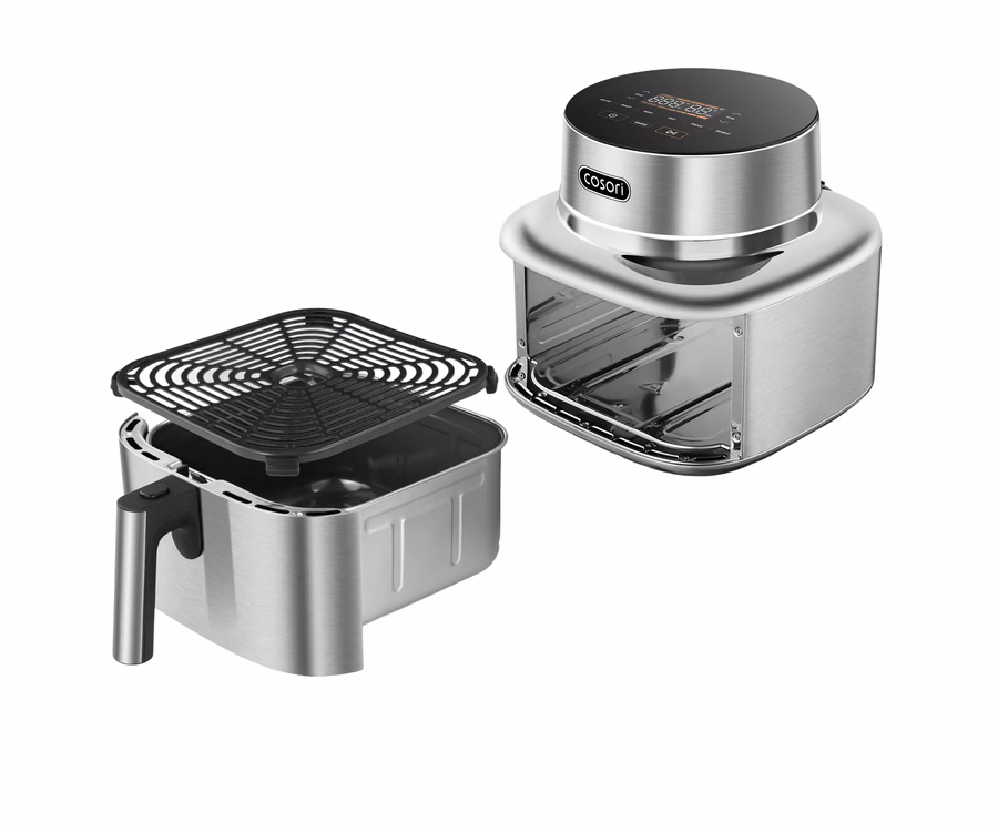 Cosori Iconic™ Smart Air Fryer – Edelstahl, 6,5 Quart